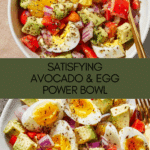 Hard Boiled Egg and Avocado Bowl Recipe