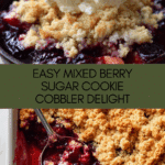 Mixed Berry Sugar Cookie Cobbler Recipe