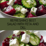 Beet Salad with Feta, Cucumbers, and Dill Recipe