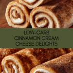 Crispy Keto Cinnamon Cream Cheese Roll Ups Recipe