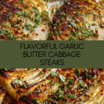 Garlic Butter Roasted Cabbage Steaks Recipe