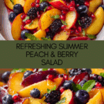 Summer Peach Fruit Salad Recipe