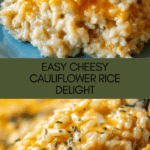 Easy Cheesy Cauliflower Rice Recipe