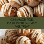 Cinnamon Roll Protein Bites Recipe