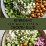 Cottage Cheese and Chickpea Salad: A Refreshing and Protein-Packed Delight