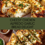 The Viral Chicken Alfredo Garlic Bread Recipe