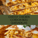 Chicken Cordon Bleu Quesadillas Recipe
