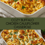 Creamy Buffalo Chicken Cauliflower Casserole Recipe