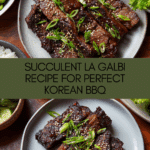 LA Galbi (Korean Marinated Short Ribs) Recipe