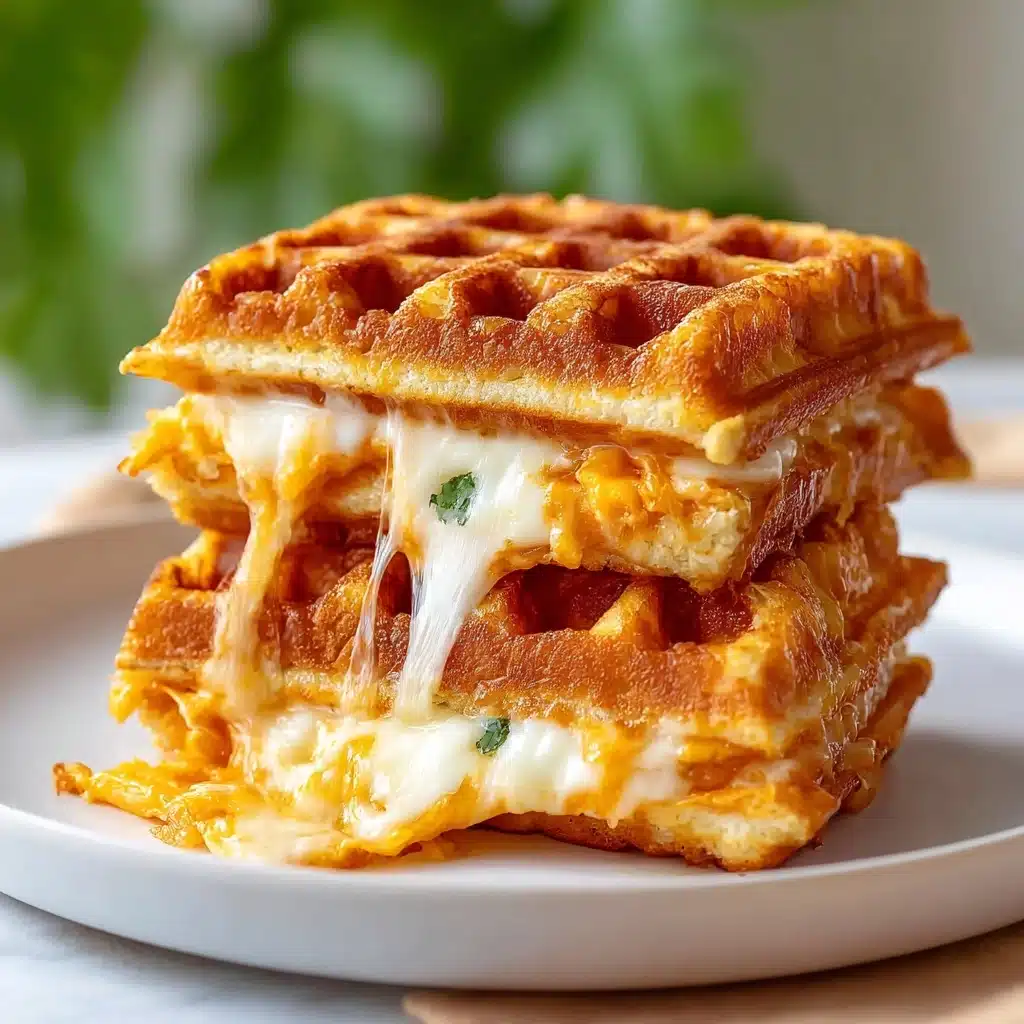 Low Carb Grilled Cheese Chaffle Recipe - Recipe Image