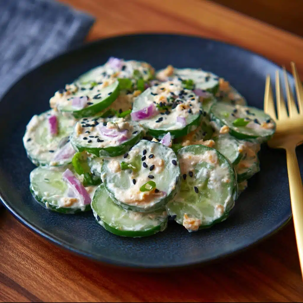 Jalapeno Popper Cucumber Salad Recipe - Recipe Image