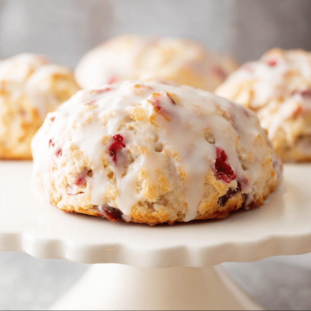 Ridiculously Easy Lemon Raspberry Scones Recipe - Recipe Image