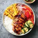 Grilled Hawaiian Chicken Teriyaki Bowls Recipe