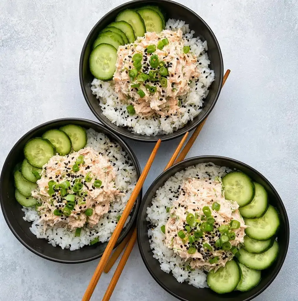 Spicy Tuna Bowls with Cauliflower Rice Meal Prep Recipe