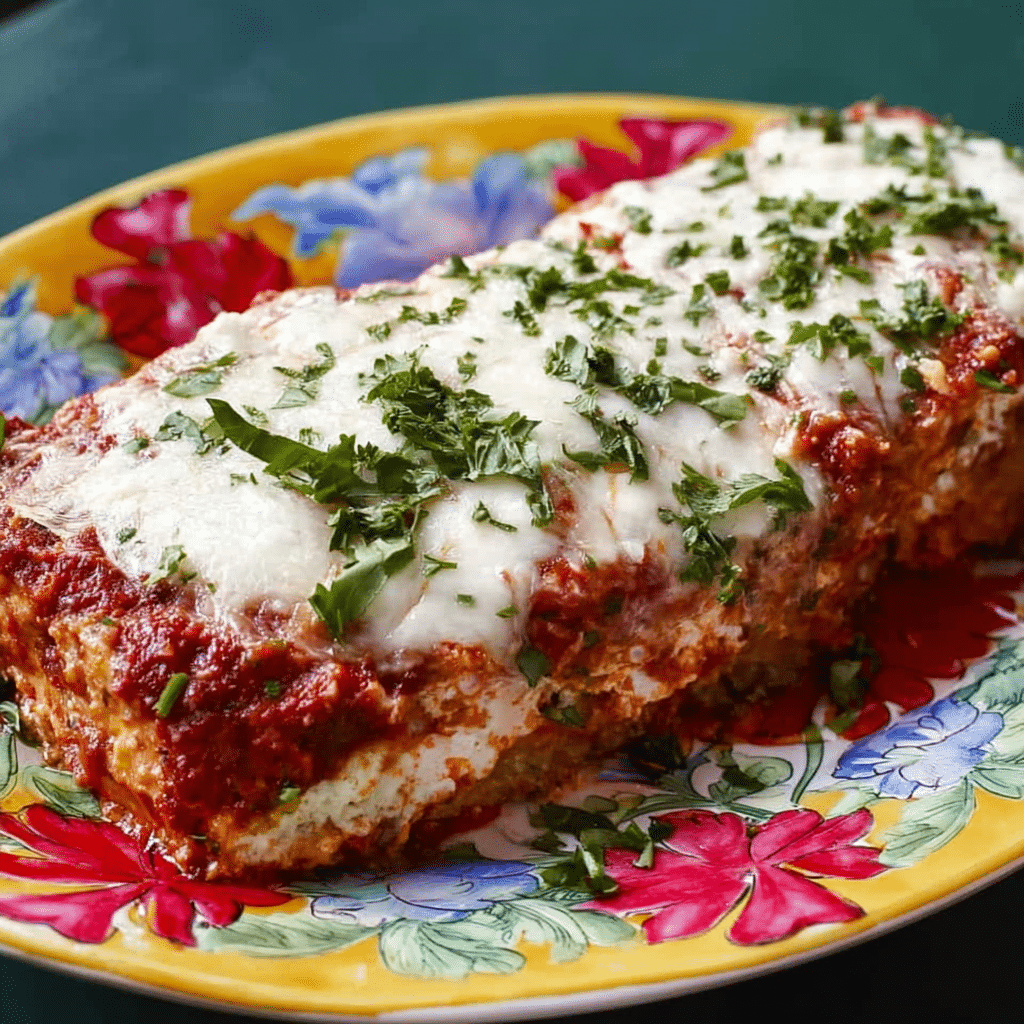 Garlic Parmesan Chicken Meatloaves Recipe - Recipe Image