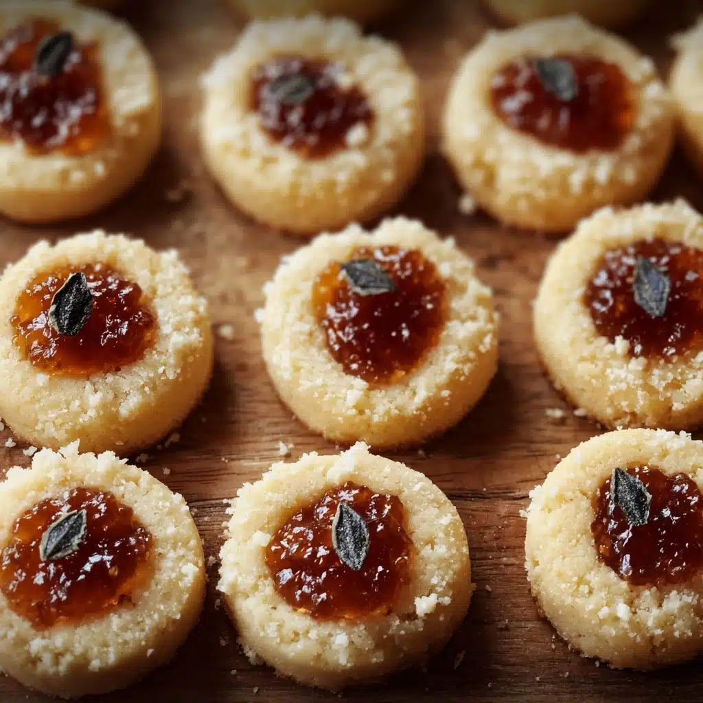 Cheesy Thumbprint Appetizers with Hot Pepper Jelly Recipe - Recipe Image