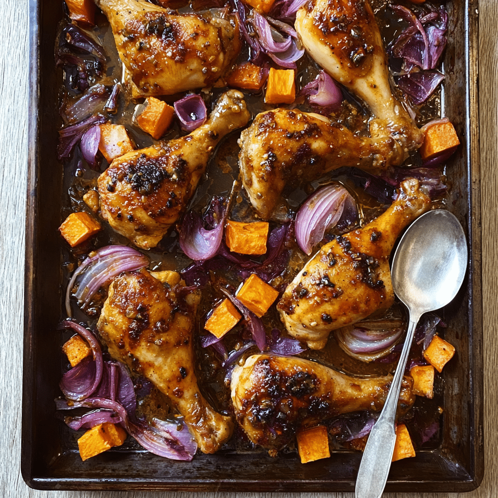 Wild Blueberry Balsamic Sheet Pan Chicken Recipe - Recipe Image