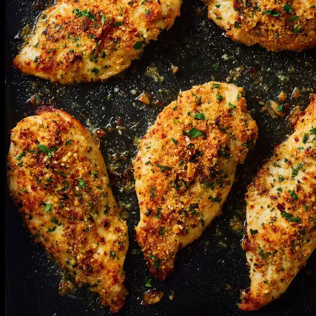 15-Minute Baked Garlic Parmesan Chicken Recipe - Recipe Image