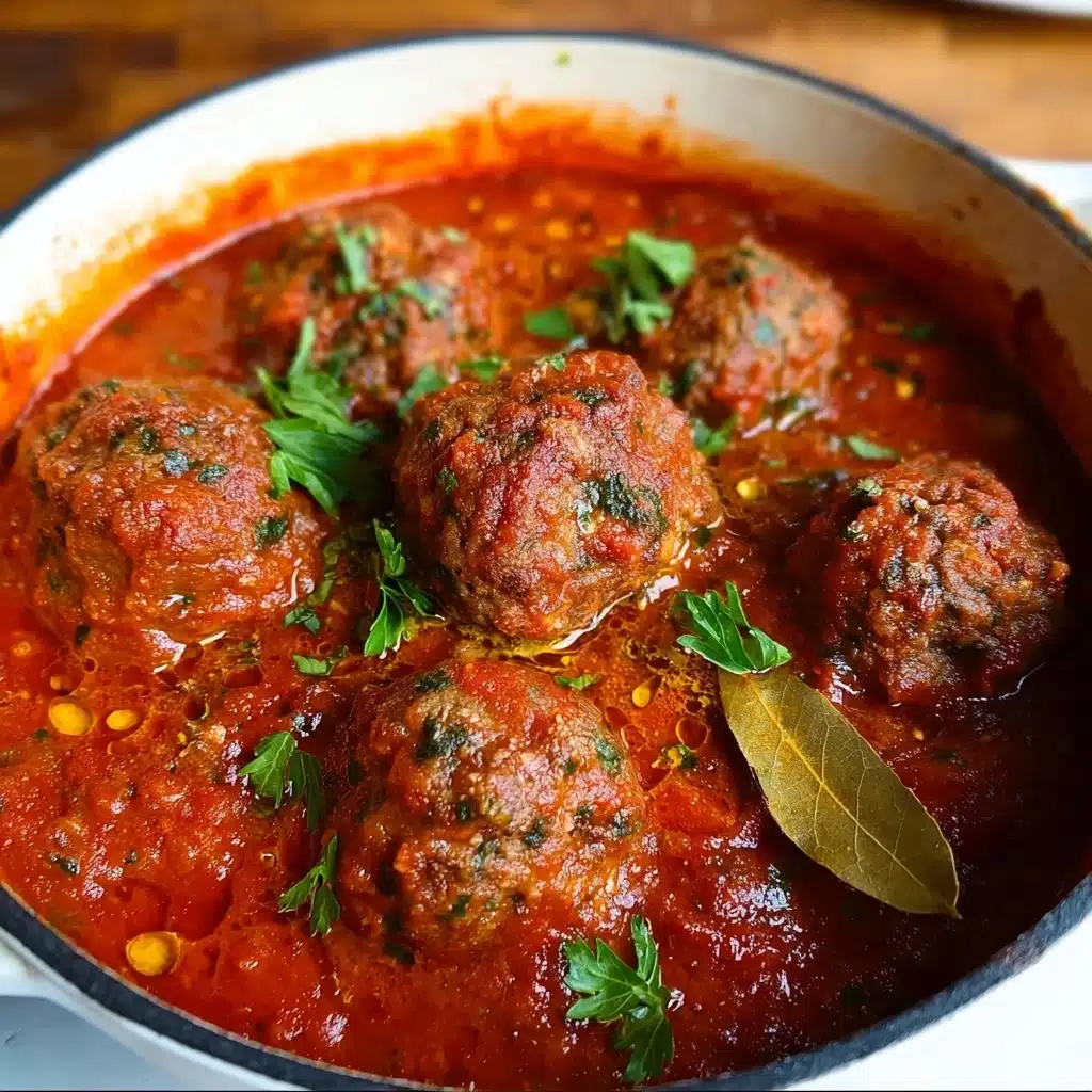 Garlic Parmesan Meatballs Recipe