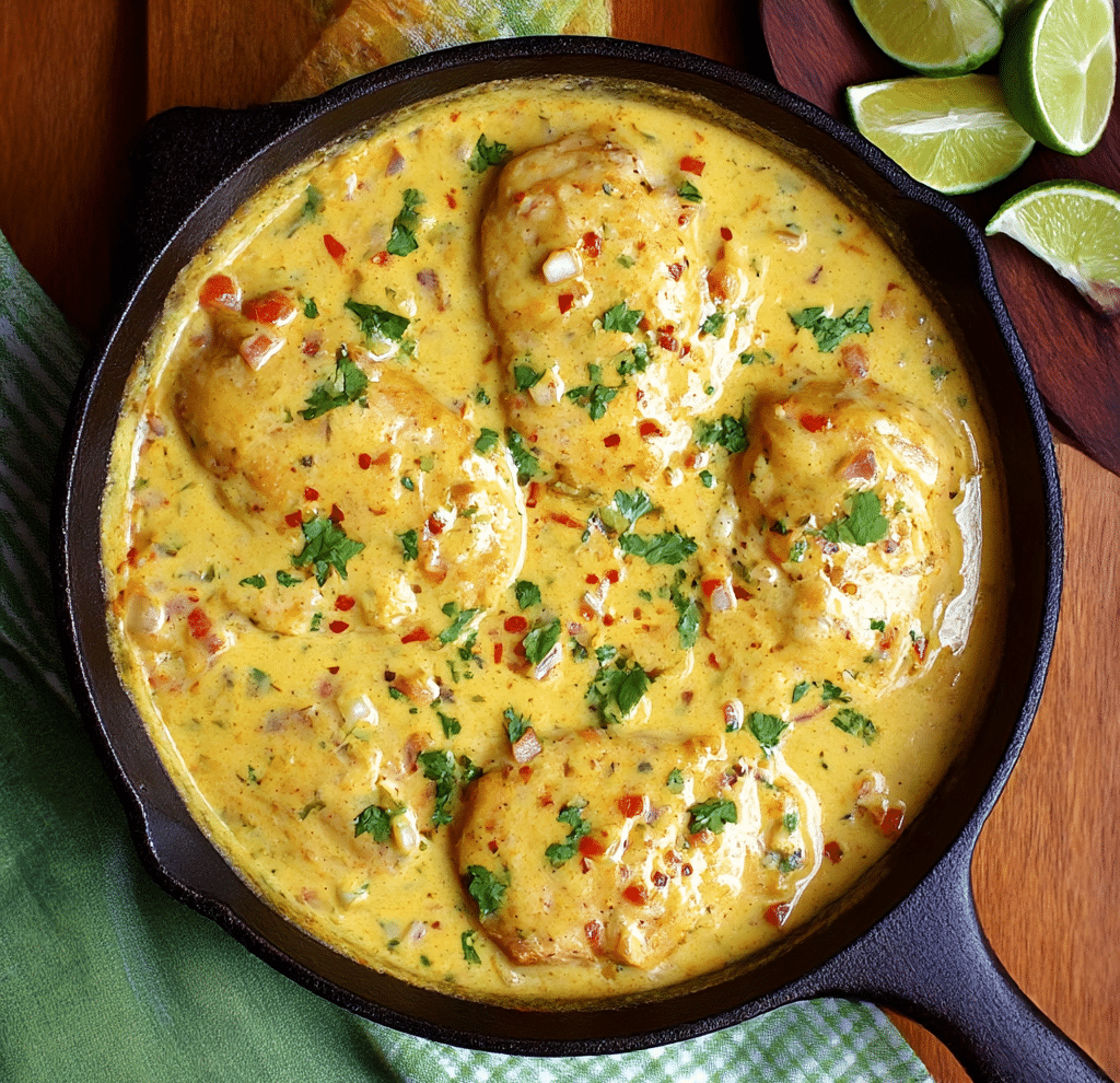 Creamy Coconut Lime Chicken Recipe