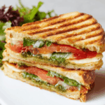 Tomato Basil Grilled Cheese Sandwich Recipe