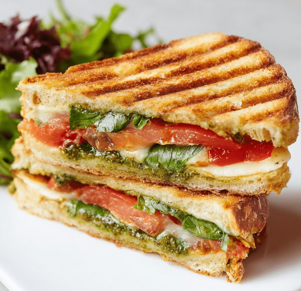 Tomato Basil Grilled Cheese Sandwich Recipe