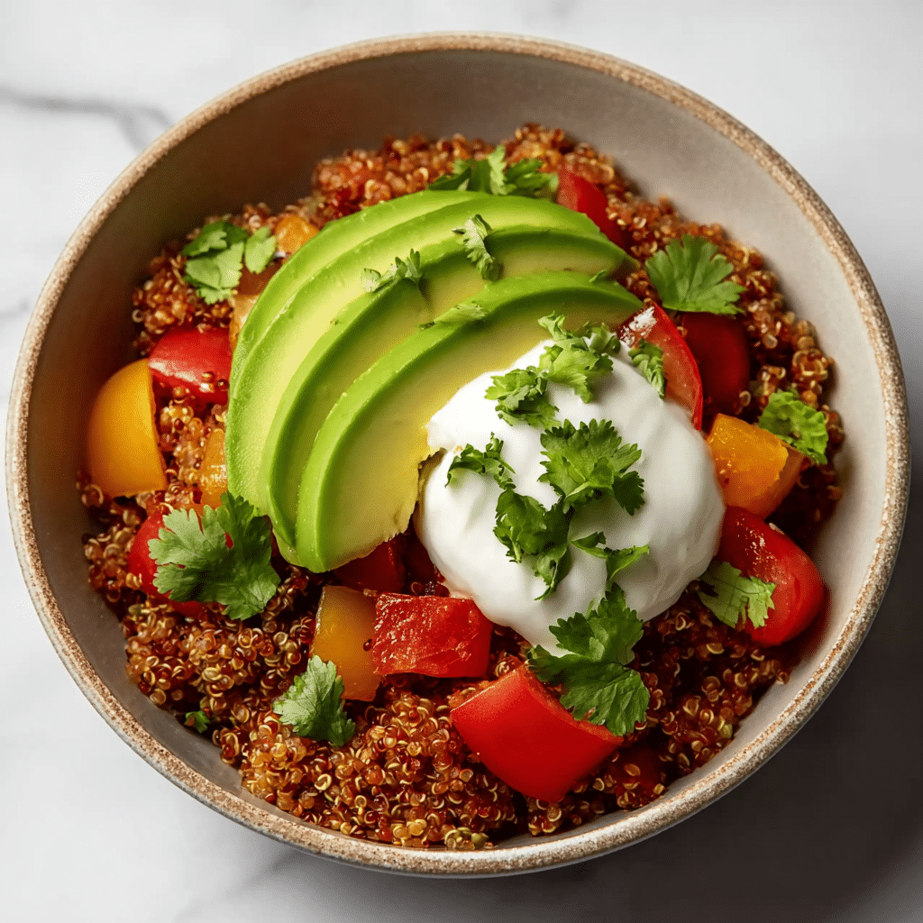 Easy Ground Turkey Quinoa Bowl Recipe - Recipe Image