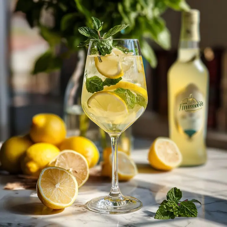 Lemon Spritz Mocktail Recipe