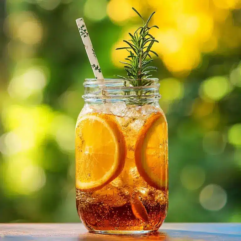 Orange Rosemary Iced Tea Recipe