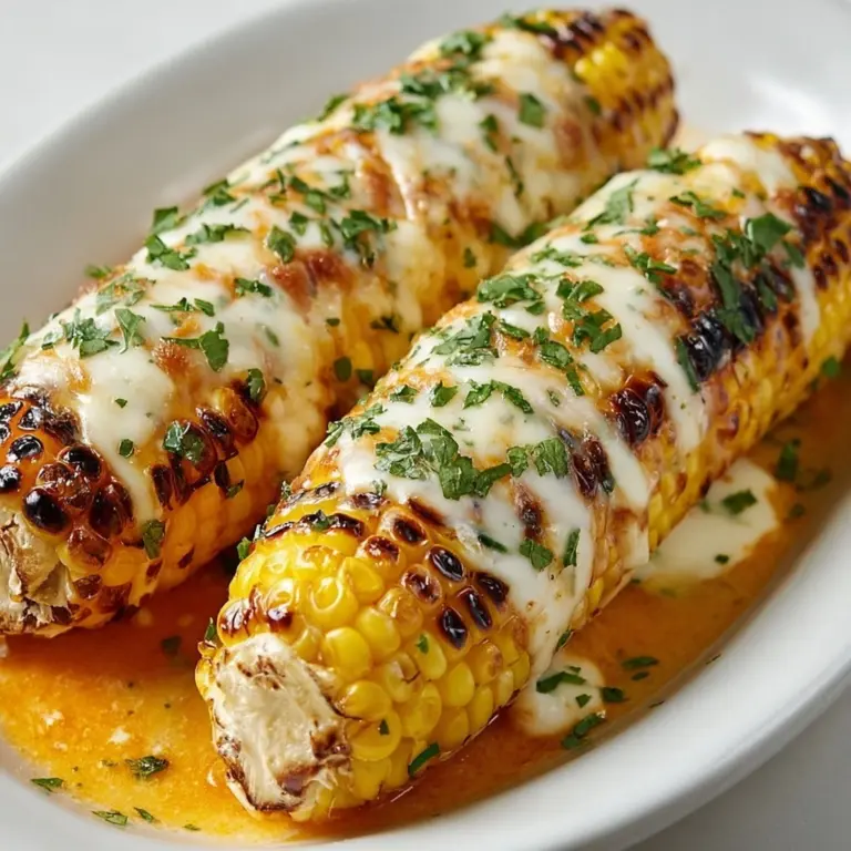 Cheesy Garlic Butter Corn on the Cob Recipe