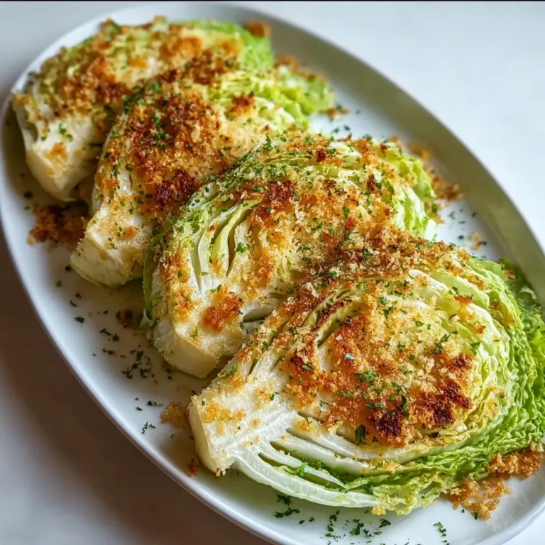 Air Fryer Cabbage Wedges Recipe
