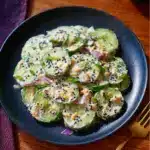 Jalapeno Popper Cucumber Salad Recipe