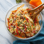 Spring Roll Salad with Spicy Ginger Dressing Recipe