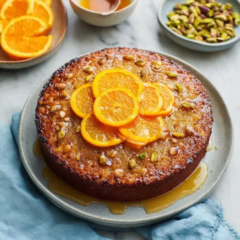 Orange, Pistachio & Almond Cake Recipe