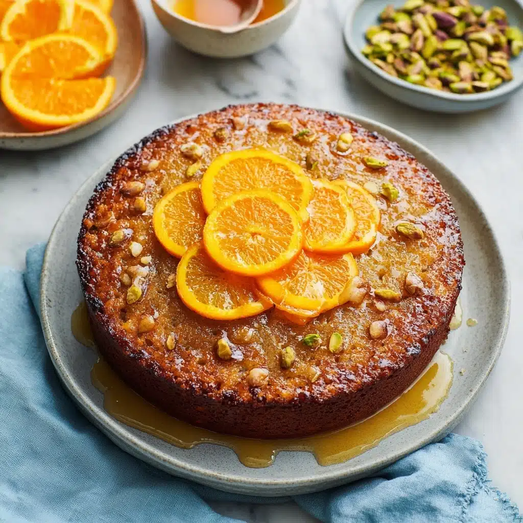 Orange, Pistachio & Almond Cake Recipe
