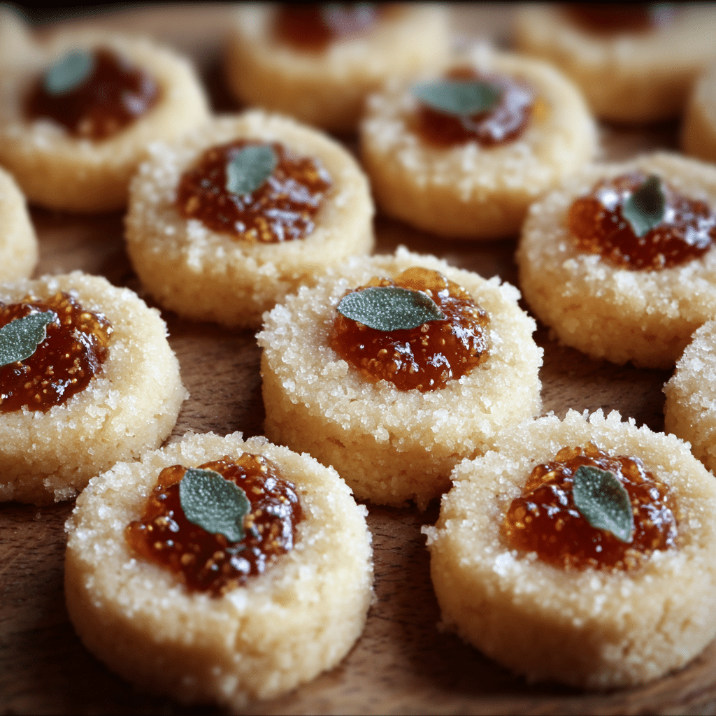 Cheesy Thumbprint Appetizers with Hot Pepper Jelly Recipe - Recipe Image