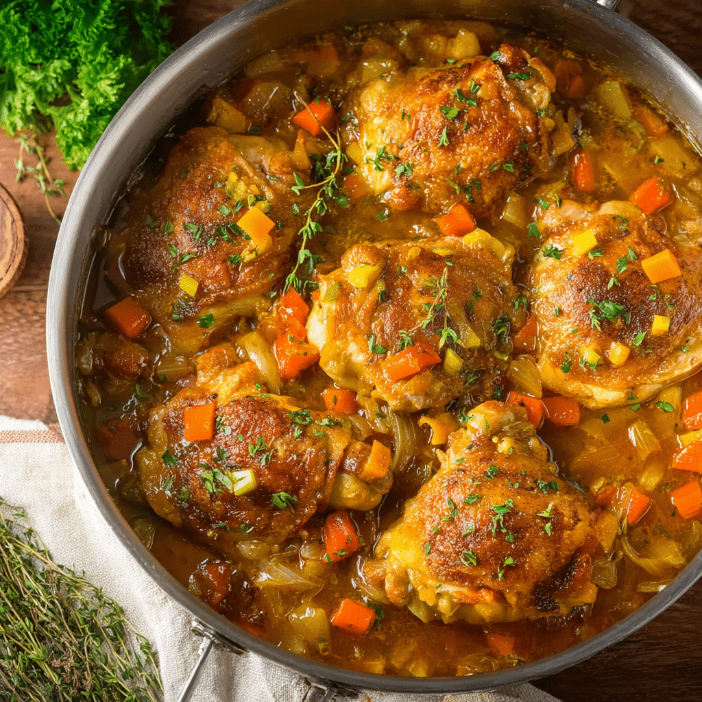 Chicken Thigh Osso Buco Recipe - Recipe Image