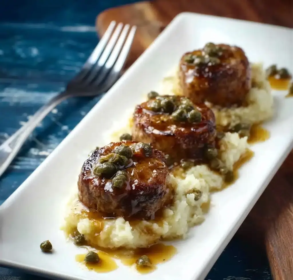 Chicken Piccata Meatballs – Low Carb and Gluten Free Recipe
