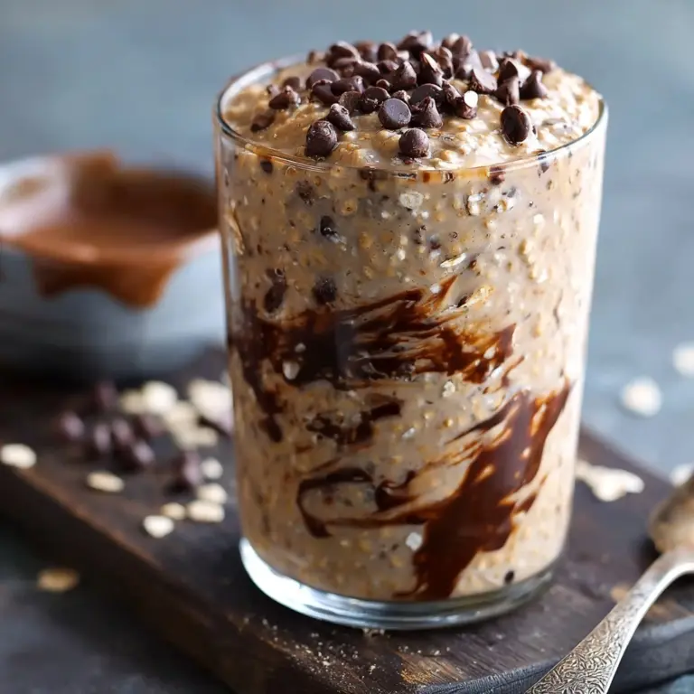 Cookie Dough Overnight Oats Recipe