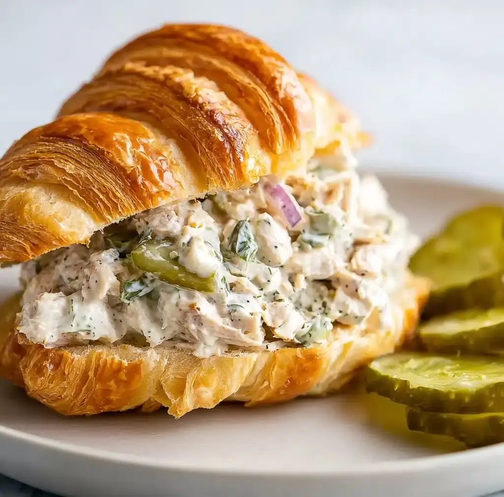Savory Dill Pickle Chicken Salad Recipe