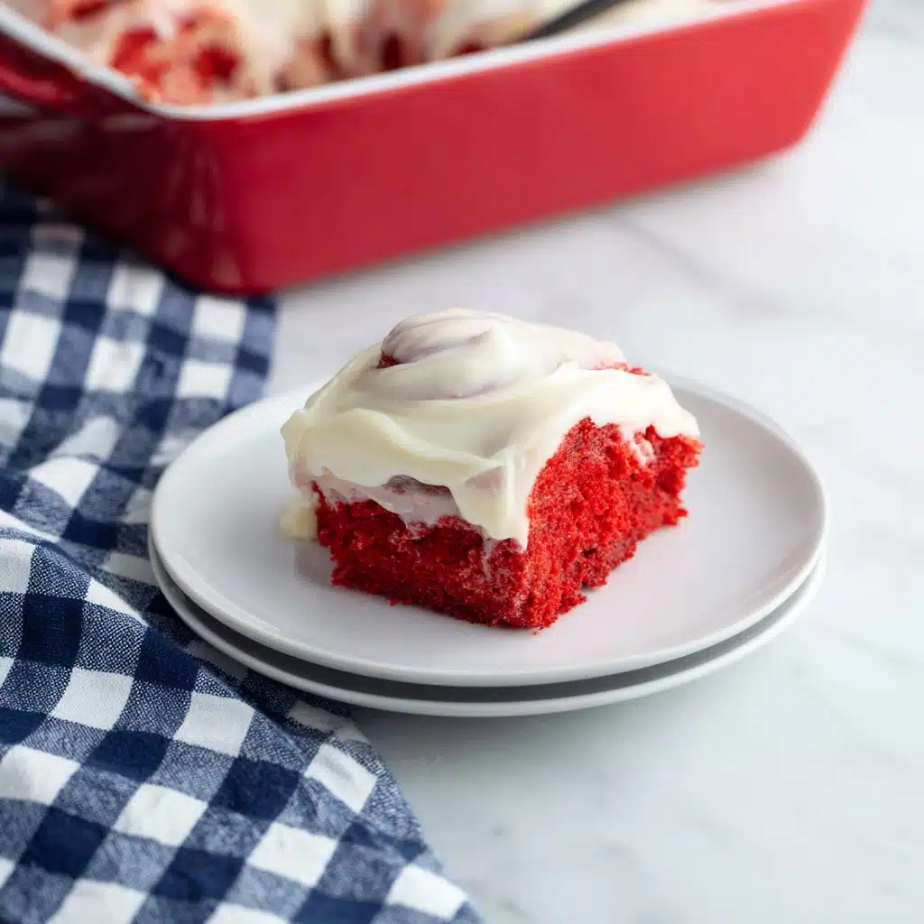 Red Velvet Cinnamon Rolls Recipe - Recipe Image