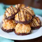 No Bake Salted Caramel Coconut Macaroons Recipe