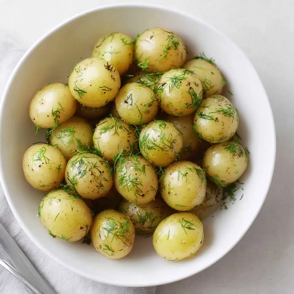 Buttery Swedish Dill Potatoes (Färskpotatis med Dill) Recipe - Recipe Image