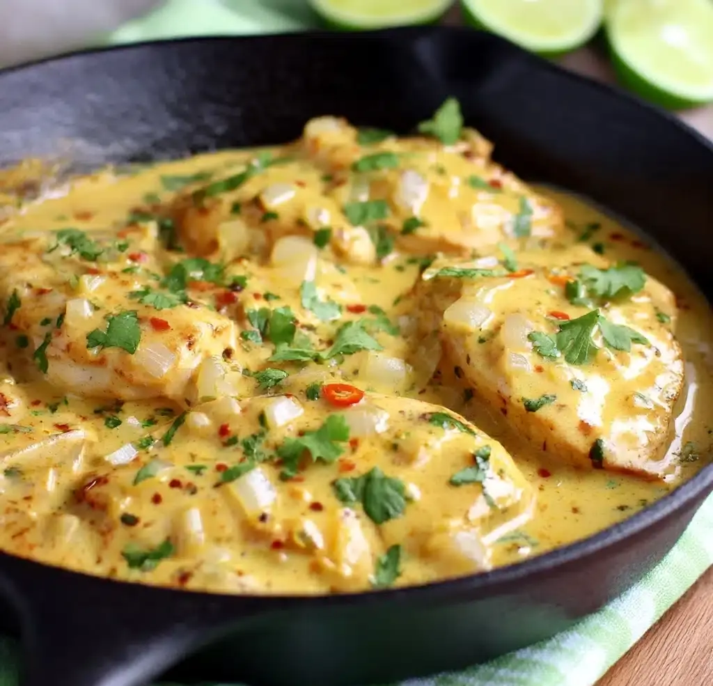 Creamy Coconut Lime Chicken Recipe