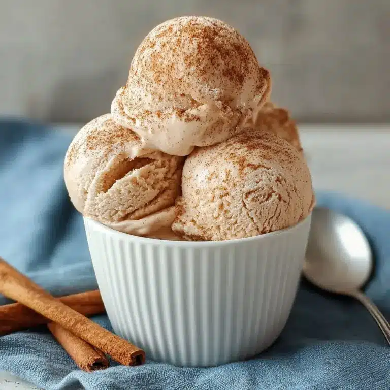 Creamy Brown Sugar Cinnamon Ice Cream Recipe