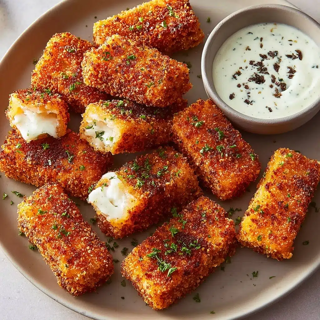 Crispy Nashville Hot Mozzarella Sticks Recipe - Recipe Image