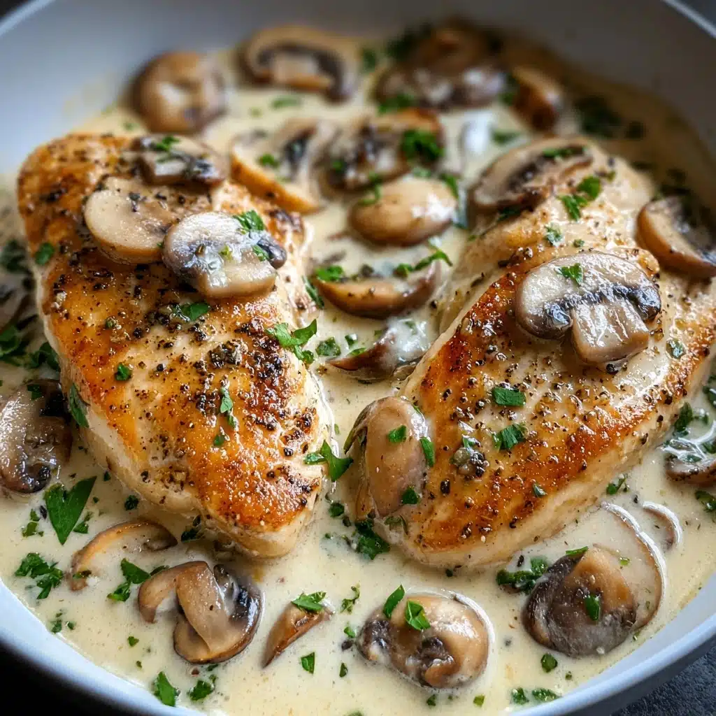 Creamy Mushroom Chicken Recipe - Recipe Image