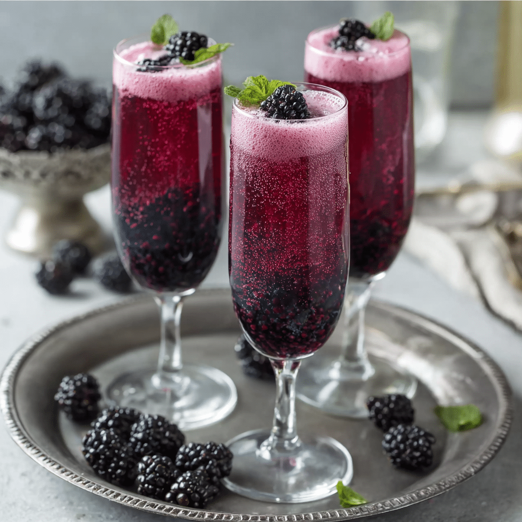 Blackberry Mint Spritz Recipe - Recipe Image