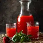 Easy Strawberry Basil Lemonade Recipe