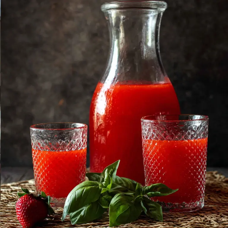 Easy Strawberry Basil Lemonade Recipe